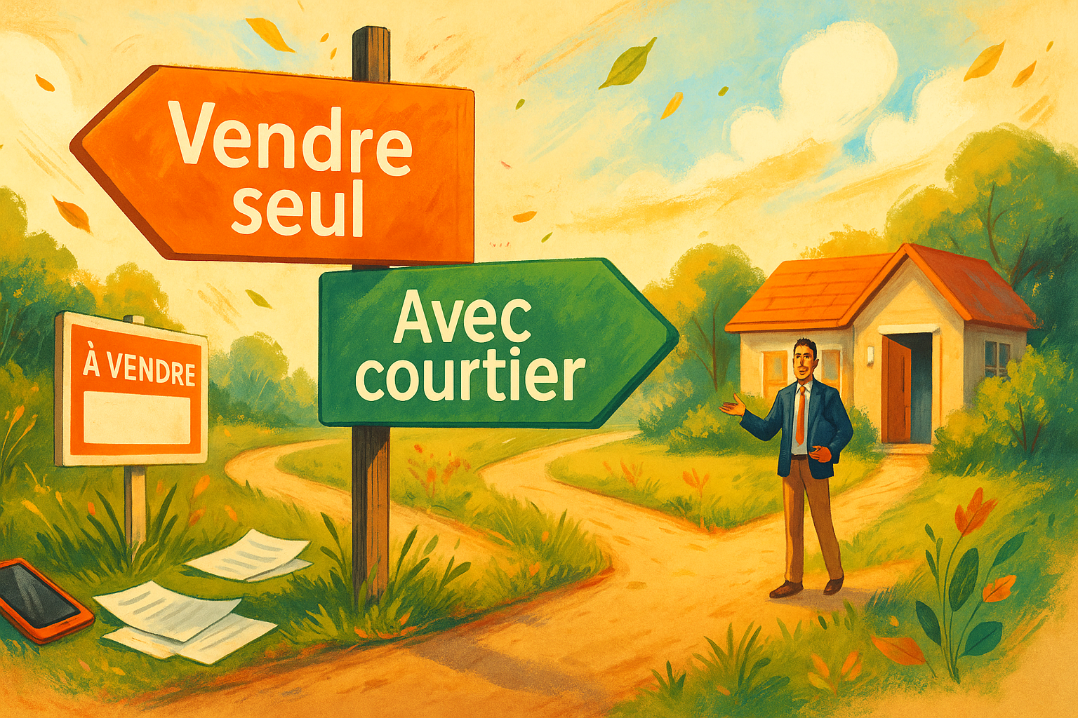 Vendre Soi-même ou avec un Courtier?